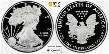 2021-W  $1 Silver Eagle - Type 1 First Strike PR69DCAM