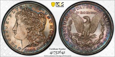 1881-S $1 MS65+ 