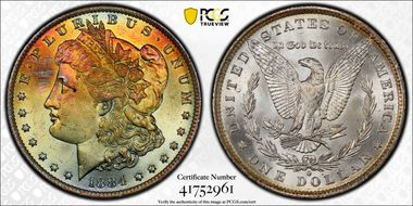 1884-O $1 MS65