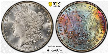 1887 $1 MS64+
