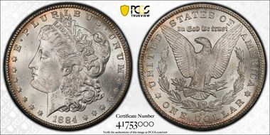1884-CC $1 MS63