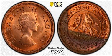 1960 1/4D MS65RB