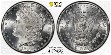 1885-S $1 MS64+ 