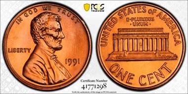 1991 1C MS66RD
