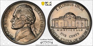 1939 5C Reverse of 1938 PR65