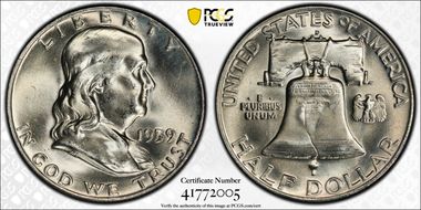 1959-D 50C MS65+ FBL