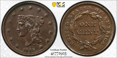 1840 1C Large Date N1BN