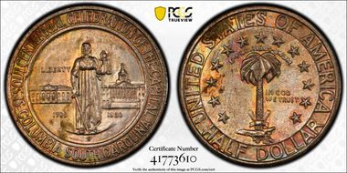 1936-S 50C Columbia MS66