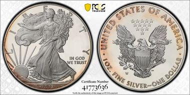2012-W $1 Silver Eagle PR67DCAM