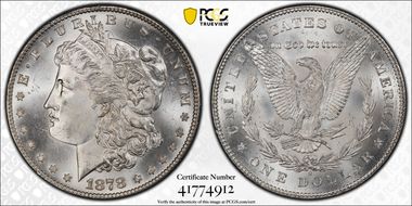 1878-S $1 MS66