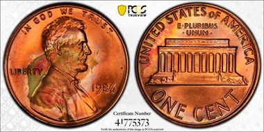 1986 1C MS67RB