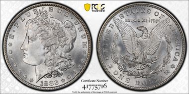 1883 $1 MS67