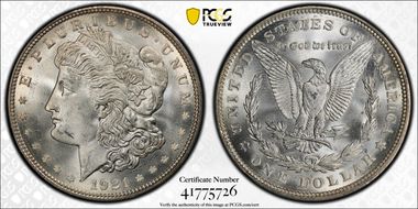 1921-D $1 MS65