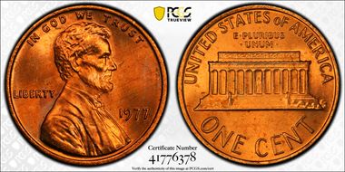 1977 1C MS65RD