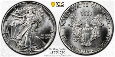1988 $1 Silver Eagle MS69