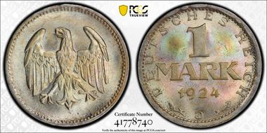 1924-J Mark J-311 MS66