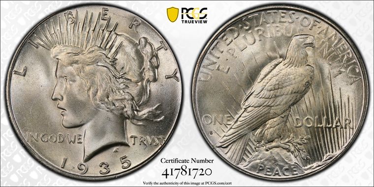 Cert 41781720 - Coin Image