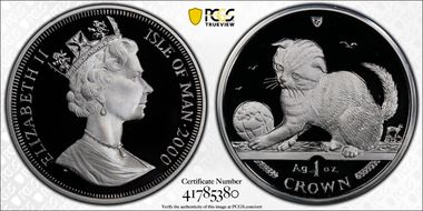 2000-PM Crown Scottish Fold Kitten/Ag KM-1056a PR69DCAM