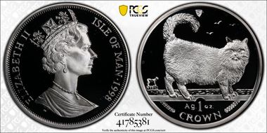 1998 Crown Birman Cat/Ag KM-857a PR69DCAM