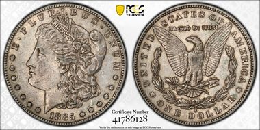 1885-S $1 XF40