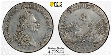 1775-A Thaler KM-332.1 Dav-2590 N1