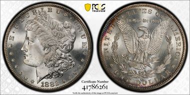 1882-S $1 MS67