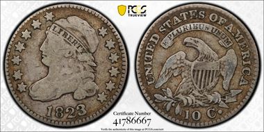 1823/2 10C Large Es VG10