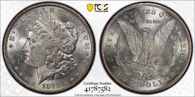 1878-CC $1 MS62