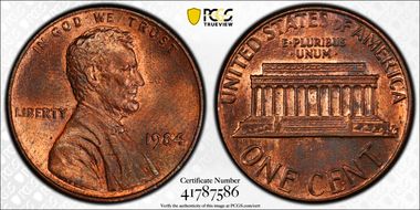 1984 1C DDO, FS-101 MS63RB