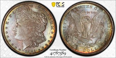 1881-S $1 MS66+