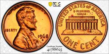 1968-S 1C PR65RD