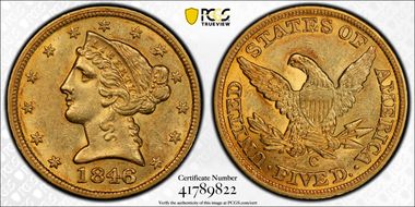 1846-C $5 MS61