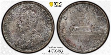 1936 S$1 MS65+