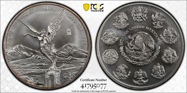 1998-Mo 5 Onza Libertad Ag MS66