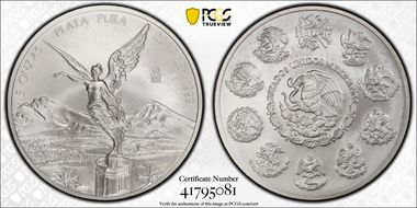 2014-Mo 5 Onza Libertad Ag MS68