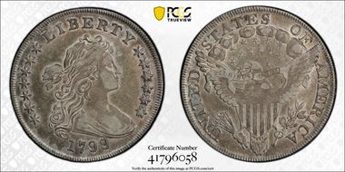 1799/8 $1 15 Reverse Stars XF45