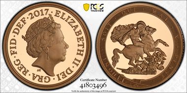 2017 Sov Pistrucci St. George Pft PR70DCAM