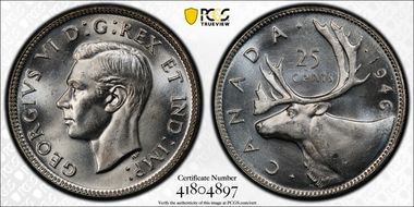 1946 25C MS65