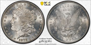 1878-S $1 MS64