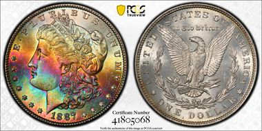 1887 $1 MS65