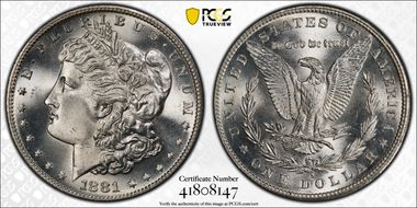 1881-S $1 MS66