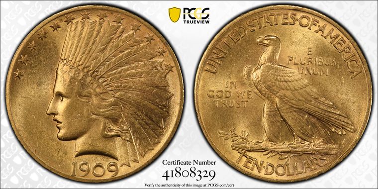 Cert 41808329 - Coin Image