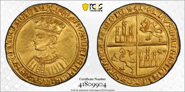 (1350-69)S Dbl 35 Mar Fr.105 AU58