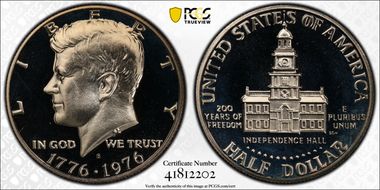 1976-S 50C Clad PR68DCAM