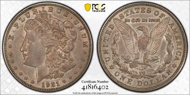1921-D $1 AU55