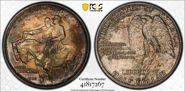 1925 50C Stone Mountain MS65