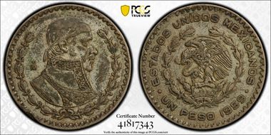 1959-Mo Peso KM-459 XF40