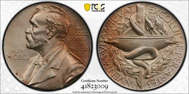 (1995)V10 Medal Alfred Nobel Medicine Ag Nominating Committee SP66