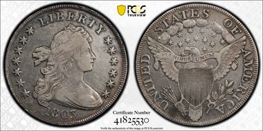 1803 $1 Small 3 N1