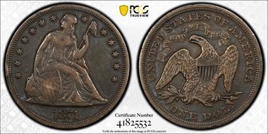 1871 $1 VF30